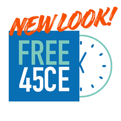 45CE logo with "New Look" above it. 